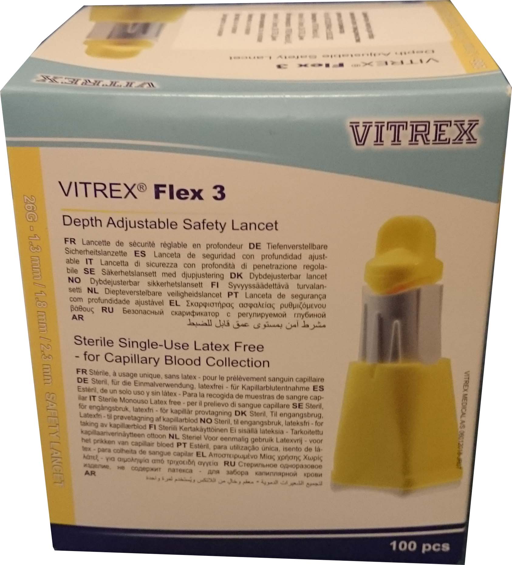 Ланцеты Vitrex Sterilance FLEX III